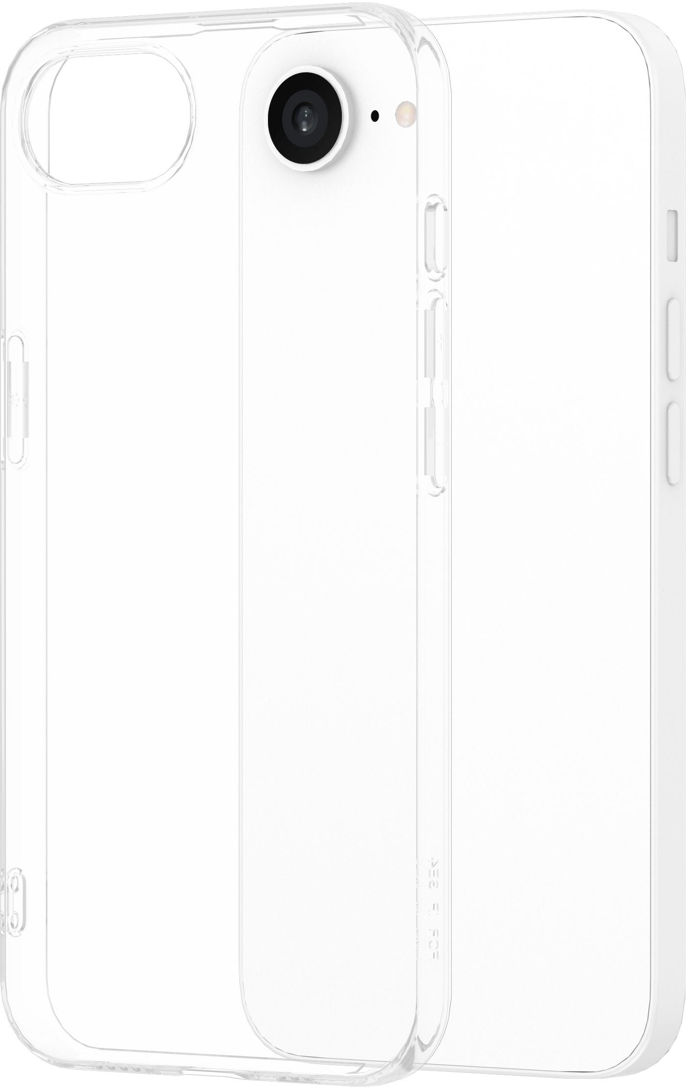 eSTUFF INFINITE Vienna Backcover – für Apple iPhone, TPU (recycelt), Transparent