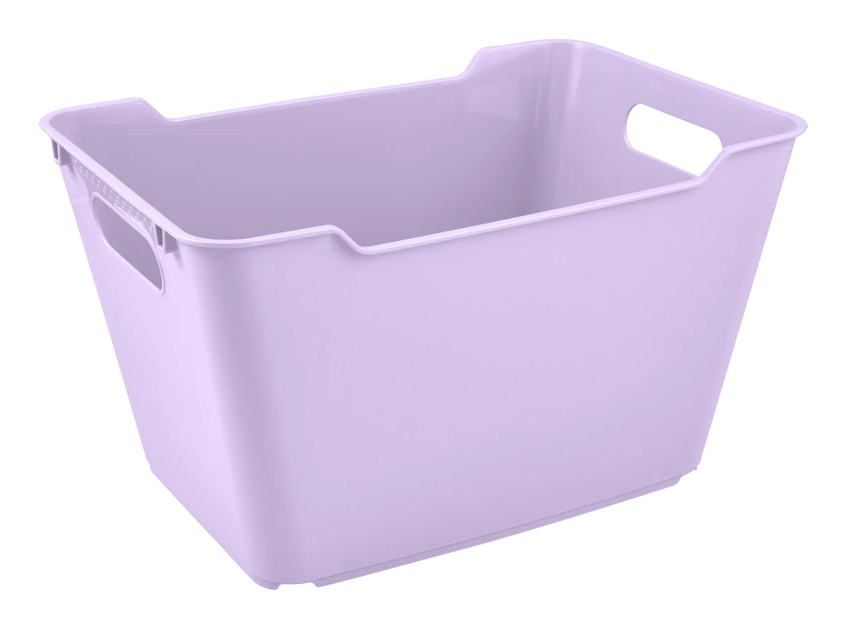 keeeper Aufbewahrungsbox 12 l ohne Deckel – Polypropylen – Violett – 235 × 200 × 355 mm