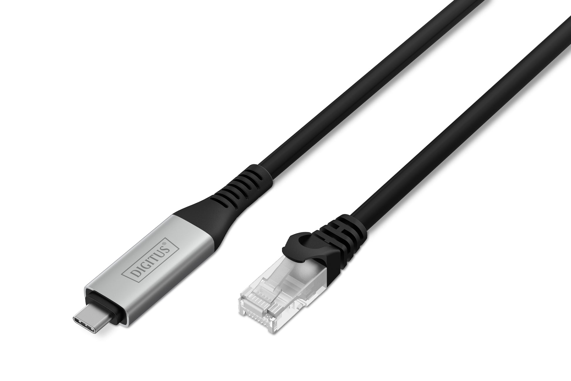 Digitus USB-C auf Ethernet (RJ-45) Adapter, USB 3.2 Gen 1, 1 Gbit/s, 3 m, Cat6A S/FTP LSZH