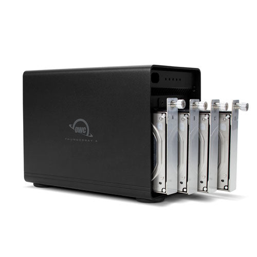 OWC ThunderBay 4 RAID – 4-Bay Tower NAS – 2×Thunderbolt 3, für HDD/SSD, SATA