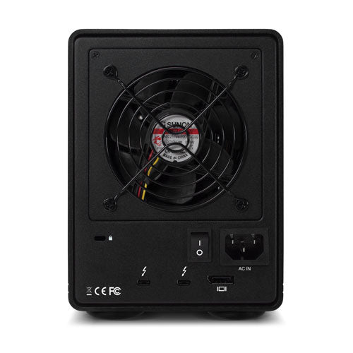 OWC ThunderBay 4 RAID – 4-Bay Tower NAS – 2×Thunderbolt 3, für HDD/SSD, SATA
