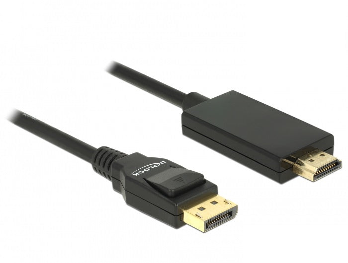 DeLOCK DisplayPort auf HDMI Kabel DP 1.2 4K 30 Hz – 5 m