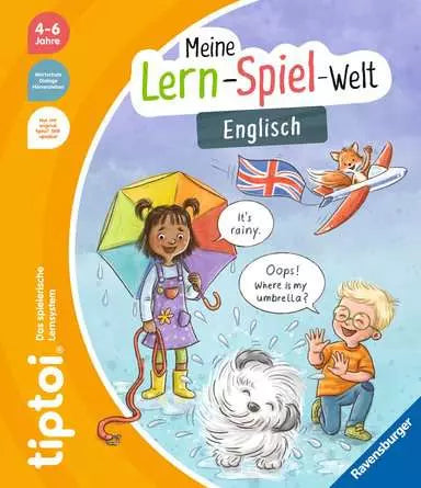 Ravensburger Lernbuch – tiptoi Meine Lern-Spiel-Welt: Englisch, 4–6 Jahre