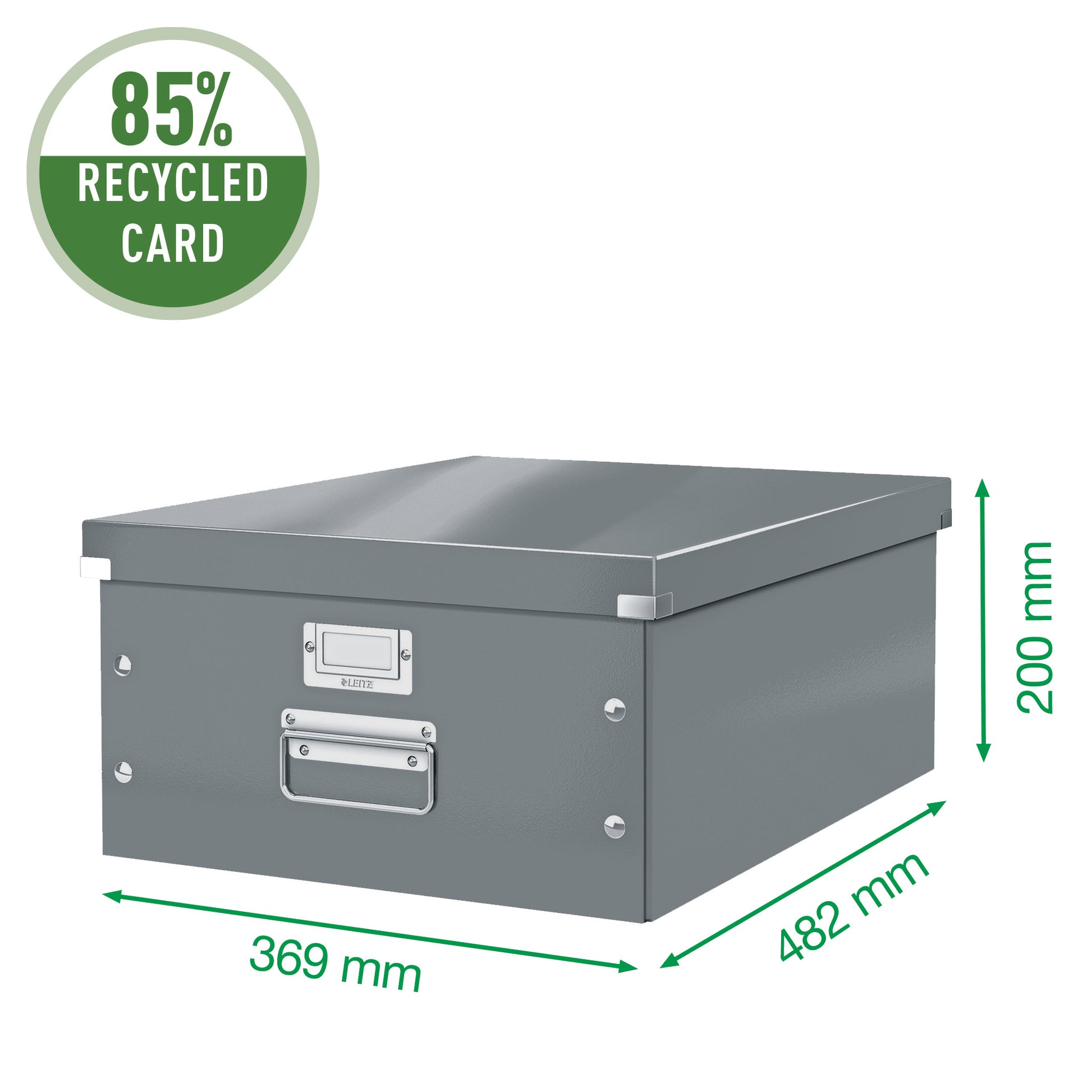Leitz Aufbewahrungsbox – grün, Karton