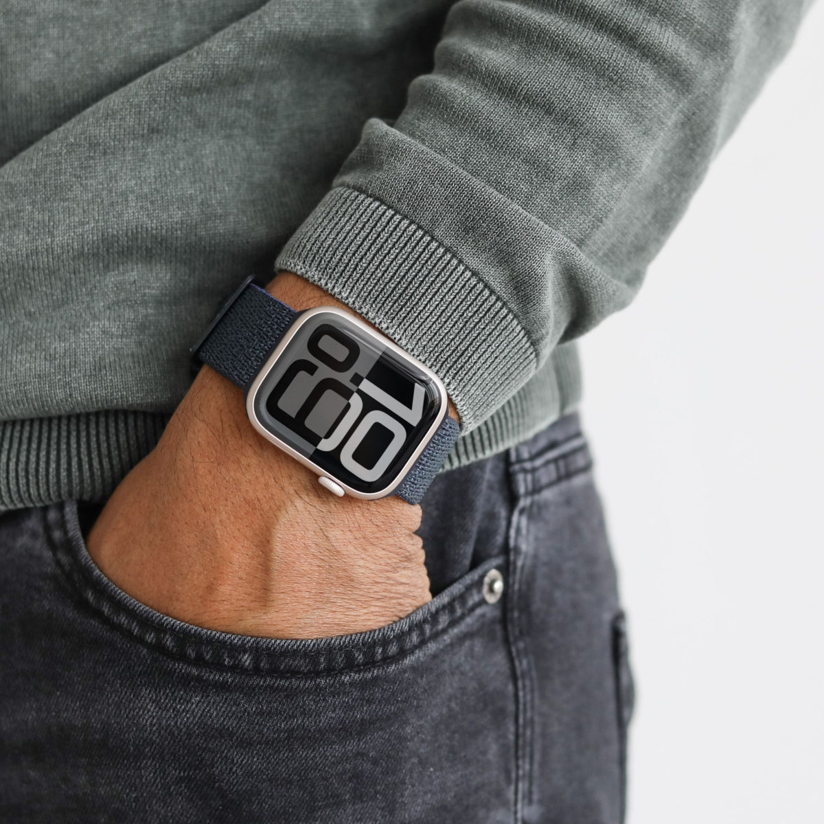 Vonmählen Fitness Loop 2 – Fitness Loop, Navy, für Apple Watch 44–49 mm