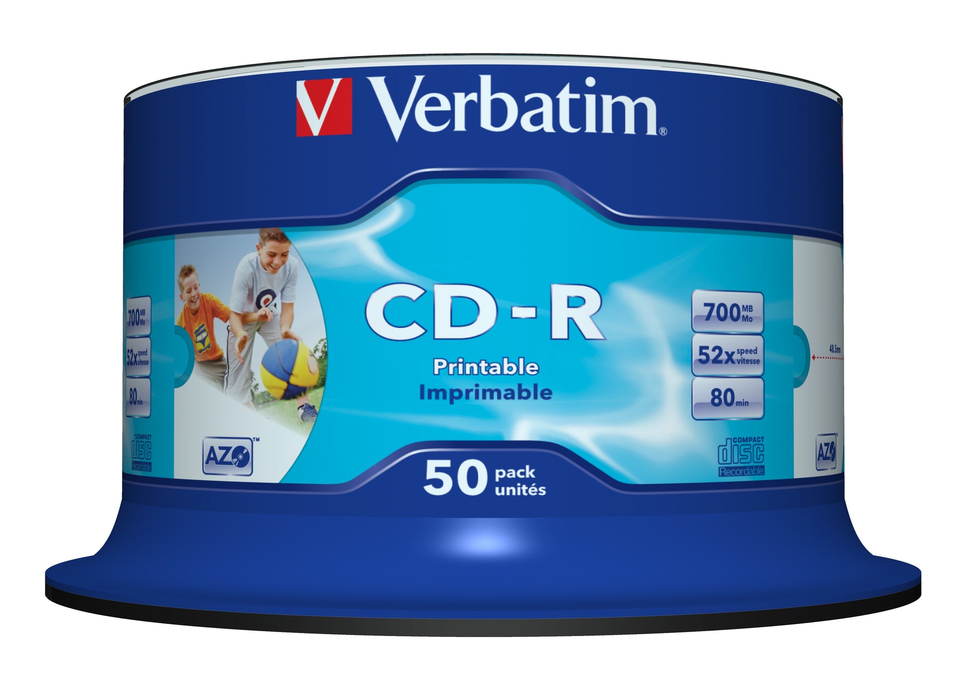 Verbatim CD-R 700 MB/80 Min. 52x – 50 Stück