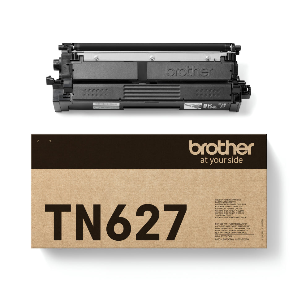 Brother TN-627BK Schwarz Toner – Original – 10'000 Seiten – für Brother HL-L8570CDW/MFC-L8970CDW