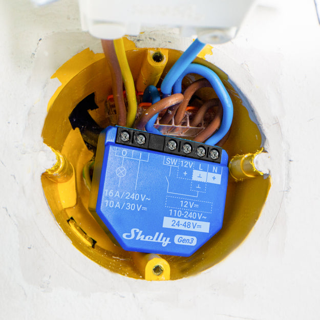 Shelly 1 Gen3 – Zubehör – Schaltkontakt, WLAN, Bluetooth, 240 V – 4er-Set