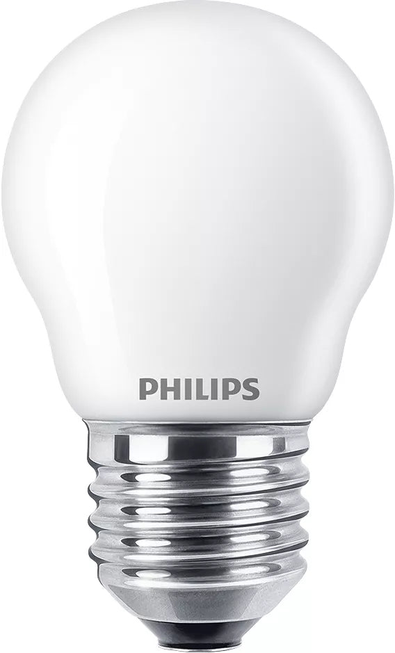 Philips by Signify Philips LED-Leuchtmittel E27 P45 – Warmweiss 2700 K, 470 lm, 4,3 W – 1 Stk.