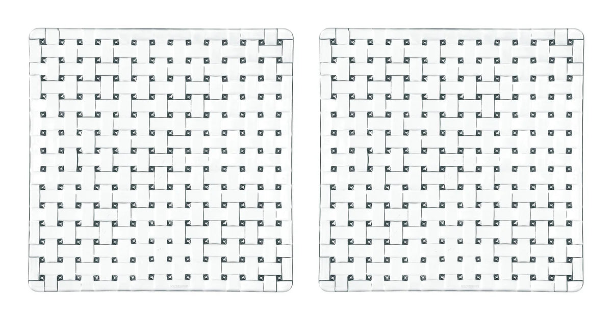 Nachtmann Dessertteller – 2er Set, 21 × 21 × 1,8 cm, Kristallglas, Transparent, spülmaschinenfest