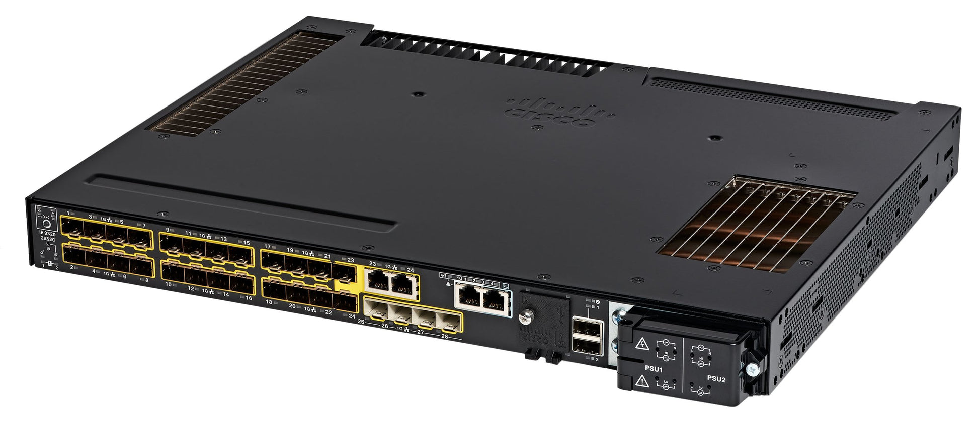 Cisco IE-9320-26S2C-A-RF – Managed Switch – 22×SFP, L2/L3, 19" Rack