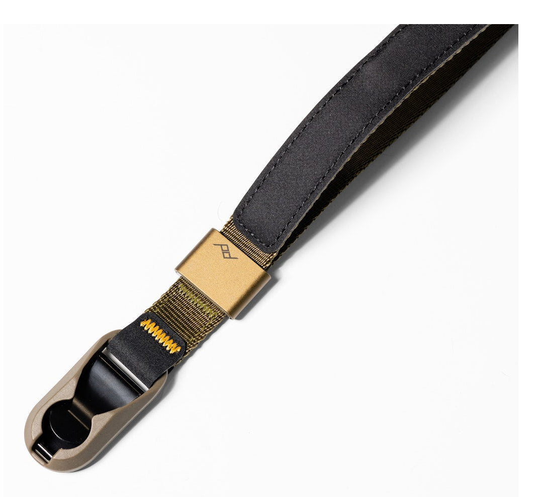 Peak Design Cuff Handriemen – Leder, Grün, 20–29 cm, 51 mm breit, 90 kg Tragkraft – für Digitalkamera