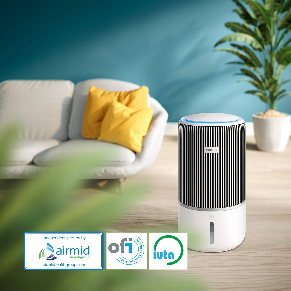 Philips Luftreiniger AC3420/10 – CADR 300 m³/h, bis 78 m², WLAN, App-Steuerung, 51 dB