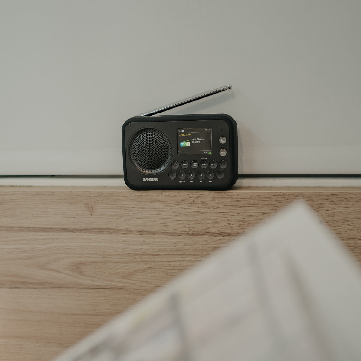 Sangean DPR-76 BT – DAB+/UKW-Tischradio, Bluetooth – Schwarz