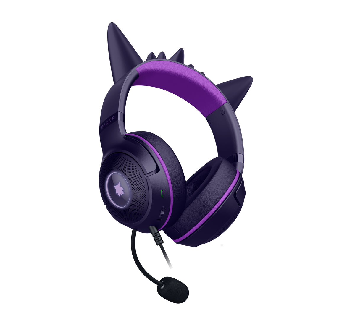 Razer Kraken Kitty V2 Pokémon Gengar Ed. Gaming-Headset – Over-Ear, Stereo, Kabel (USB-A), Violett