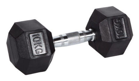 Fitcom Kurzhantel, 10 kg pro Hantel – Schwarz