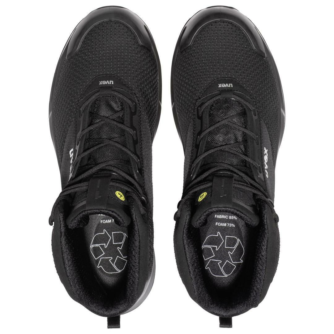 Uvex 1 x-craft pro Sicherheitsstiefel S1 PL – Schwarz – Grösse 47, Weite 11