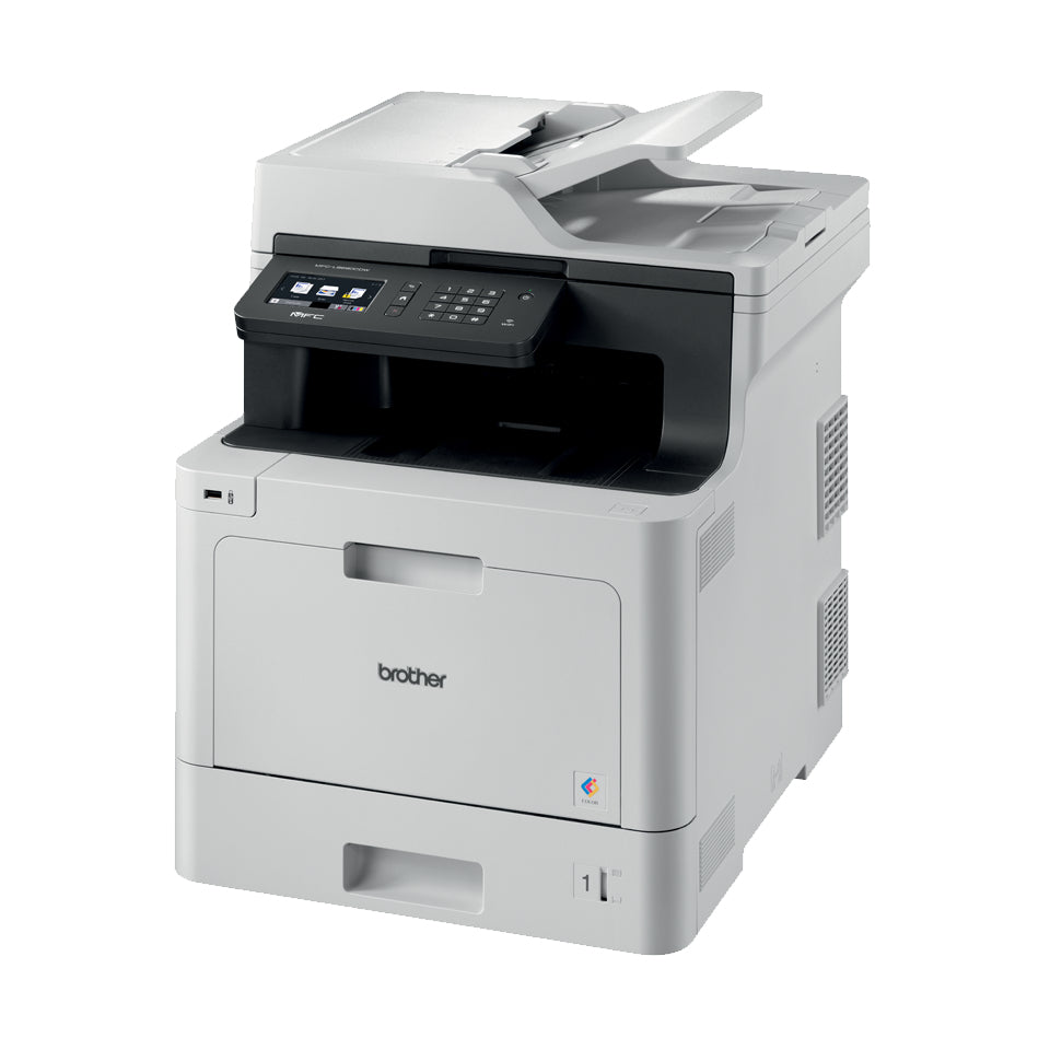 Brother Mfc-L8690Cdw – Farblaser-Multifunktionsdrucker, A4, 4-in-1, Duplex, ADF, WLAN/LAN, AirPrint, Mopria