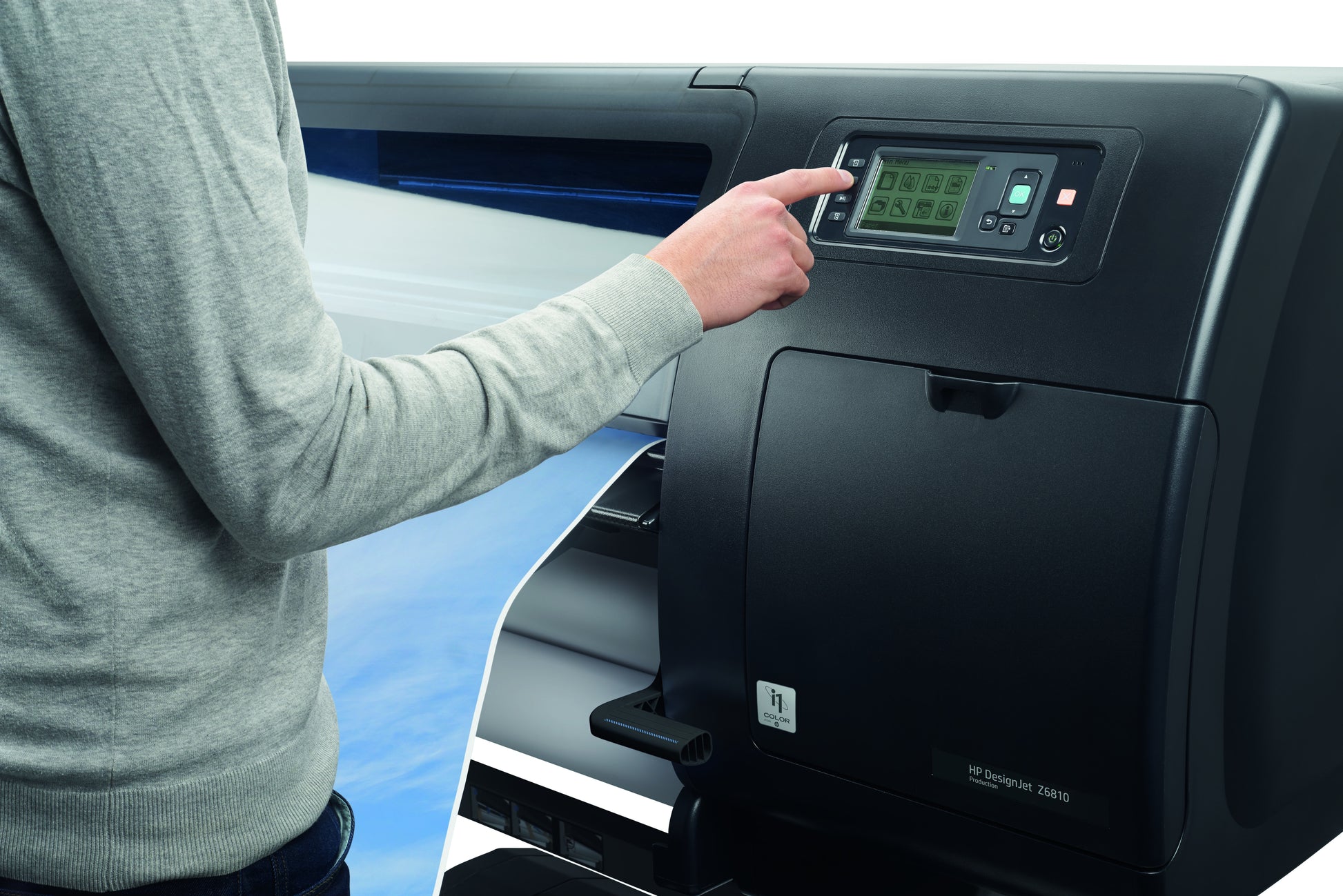 HP DesignJet Z6810 – Grossformat-Plotter, 42" (1'067 mm), A1, LAN