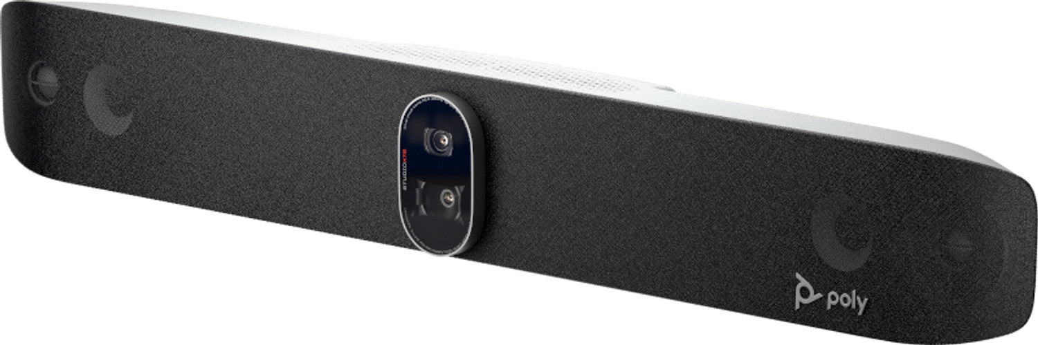 Poly Studio X72 – Videokonferenzsystem – 4K, 120° FOV, WLAN/LAN, Bluetooth, Schwarz