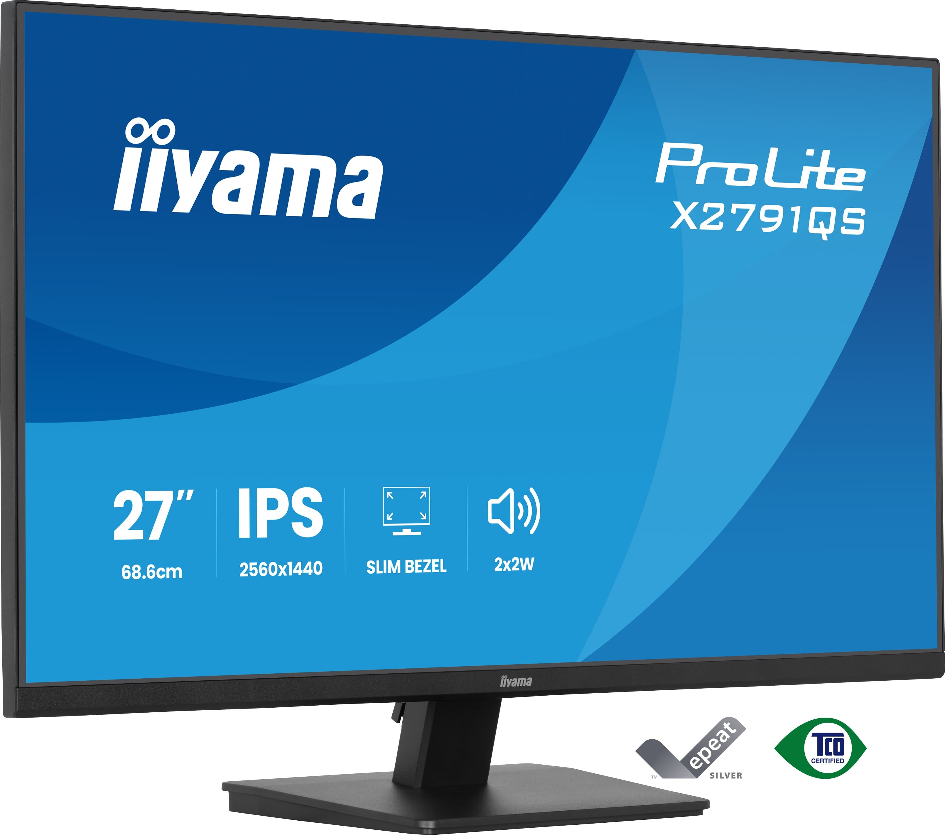 IIYAMA X2791QS-B1 – 27", 2560 × 1440 (WQHD), IPS