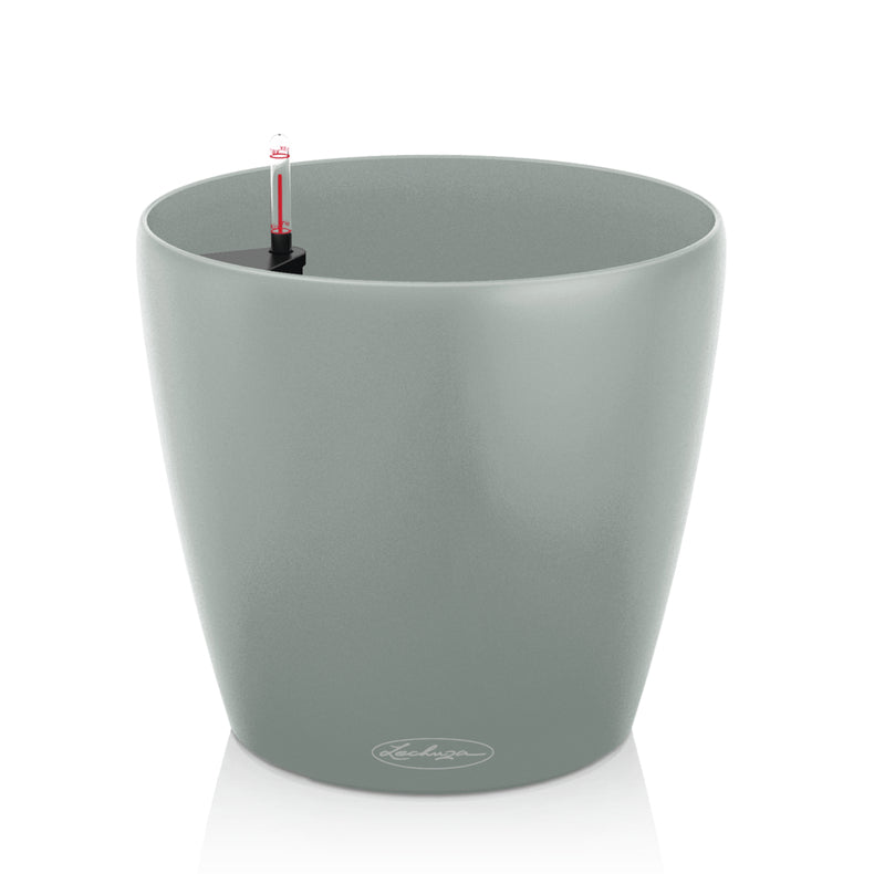 LECHUZA CLASSICO Color Eco Pflanzer – Ø 19 × 17 cm – Kunststoff, hellgrau
