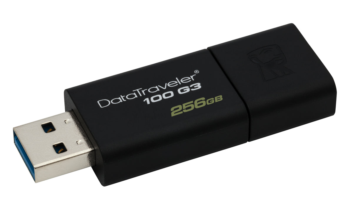 Kingston Technology Kingston DataTraveler 100 G3 – 256 GB, USB 3.2 Gen 1 (USB‑A), 130 MB/s