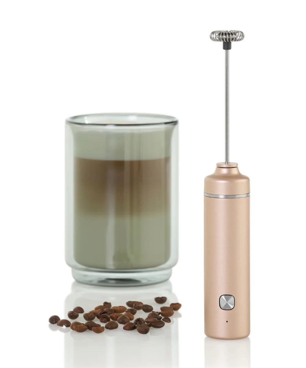 AdHoc Milchschäumer-Stab Moro MS34 – Akku (USB), spülmaschinenfest – Kupfer