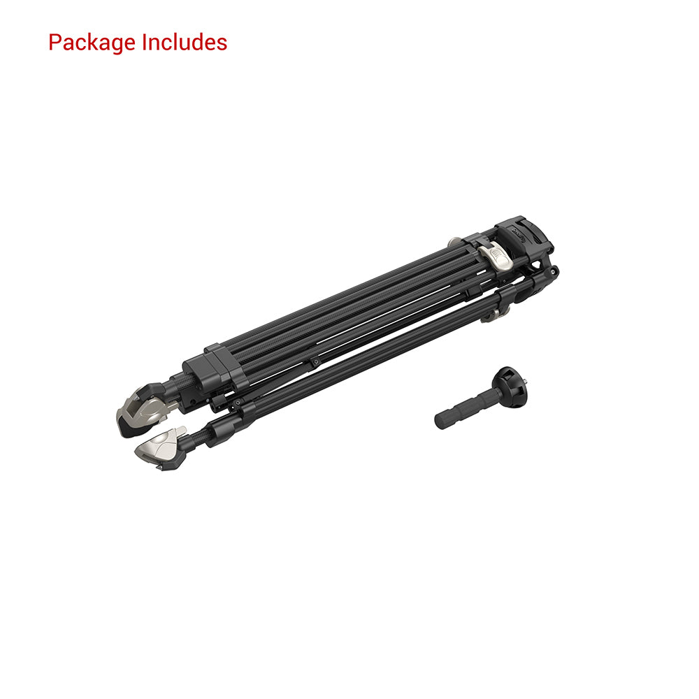 SmallRig FreeBlazer Stativ – bis 182 cm – 25 kg – für Manfrotto Quick Release Plate (501PL) – Carbon/Schwarz