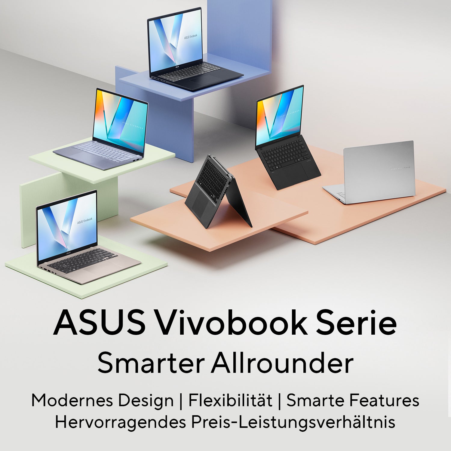 ASUS Vivobook 18 M1807HA-S8026W – 18" WUXGA, Ryzen 7 260, 16 GB, 512 GB SSD, Win 11 Home