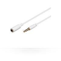Microconnect 3,5-mm-Klinken-Verlängerung – Stecker zu Buchse – 5 m, Weiss