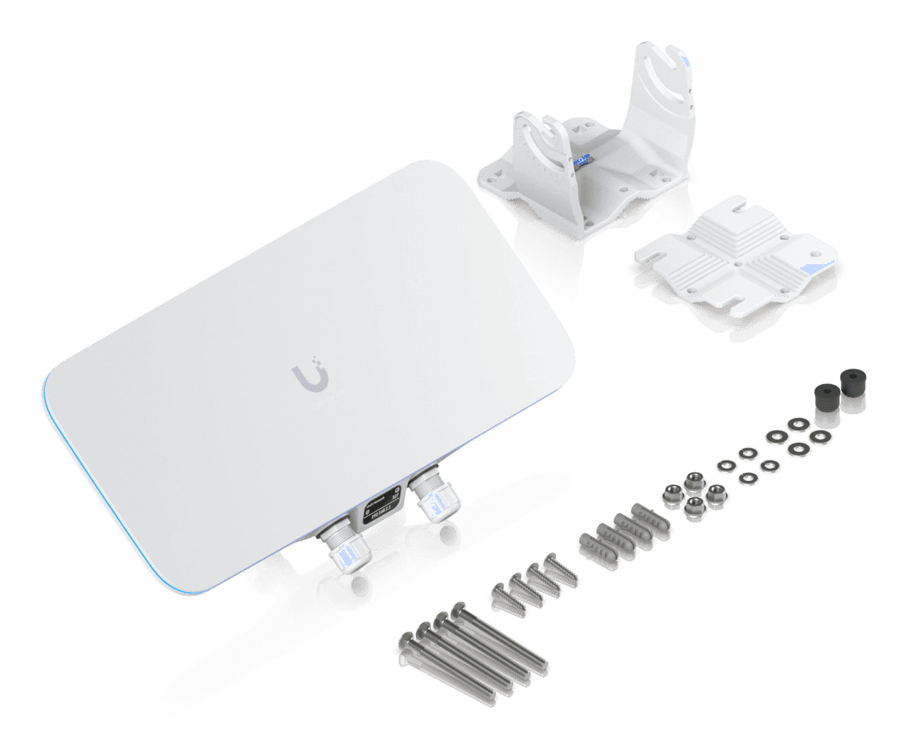 Ubiquiti UniFi E7 Audience – Wi‑Fi 7 Access Point, 5/6 GHz, 11 500 Mbit/s, 10GbE, PoE++, Weiss