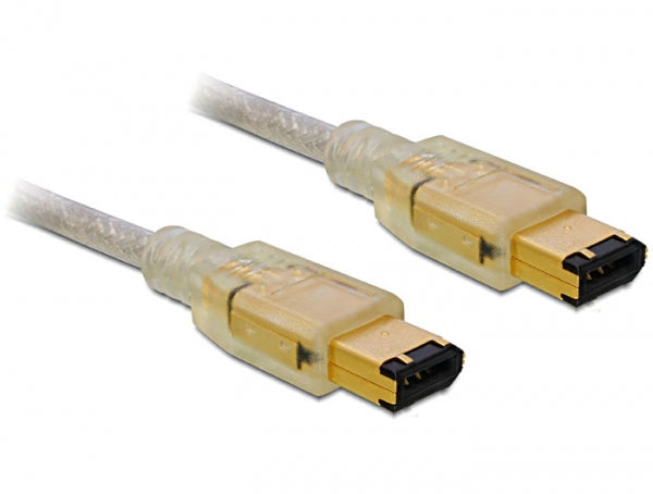 DeLOCK IEEE-1394 Kabel FireWire 400 – 1 m – Grau