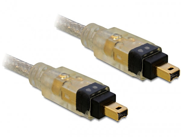 DeLOCK FireWire Kabel (4-polig M–M) – 400 Mbit/s – 1 m – Grau
