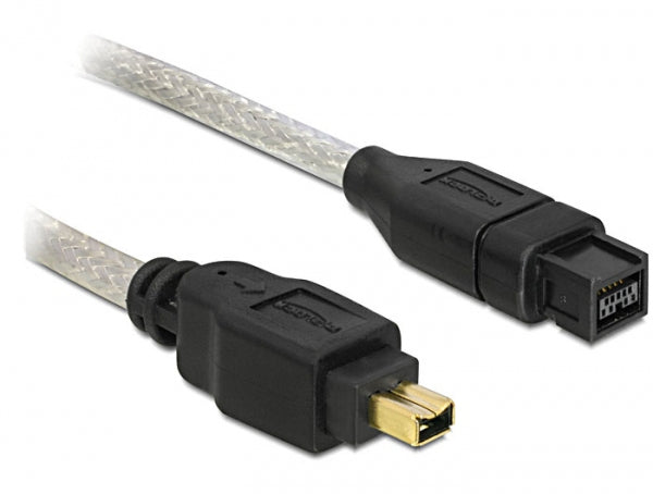 DeLOCK FireWire 800 auf FireWire 400 Kabel IEEE 1394b – 3 m – Grau