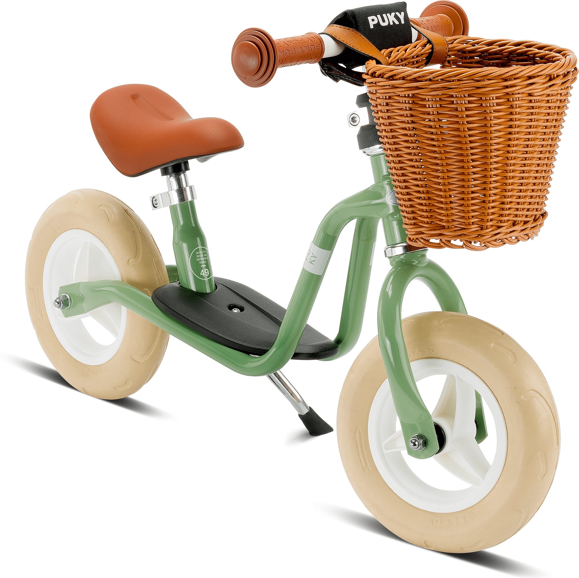 Puky LR M Classic Laufrad – Schrittlänge 30–43 cm, Sitz min. 30 cm – ab 2 J. – Aluminium, grün