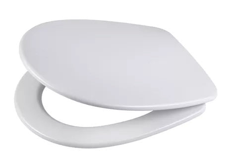 Diaqua WC-Sitz – Kunststoff, weiss, rund, 36 × 44,5 cm