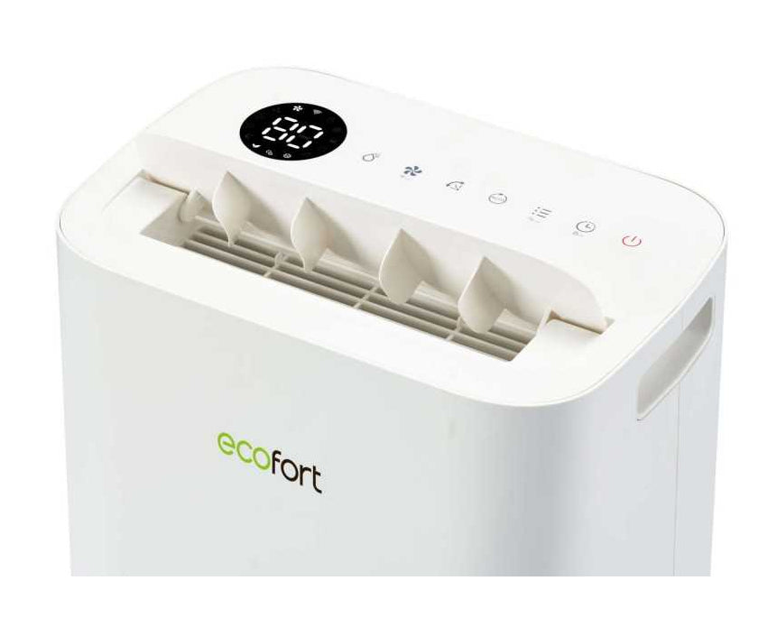 Ecofort Luftentfeuchter ecoQ 20L – 20 L/24 h, bis 50 m², Tank 4,5 l, Hygrostat, WLAN, App-Steuerung