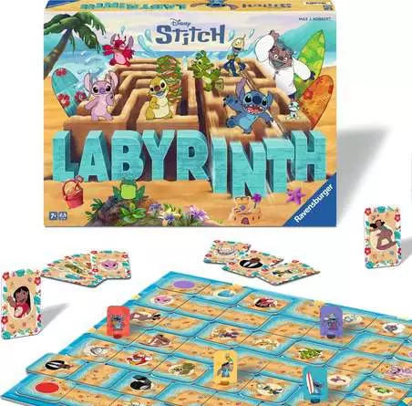 Ravensburger Labyrinth Stitch – Brettspiel, 2–4 Spieler, ab 7 Jahren, 20–30 Min., DE/EN/FR/IT/NL/ES/PT