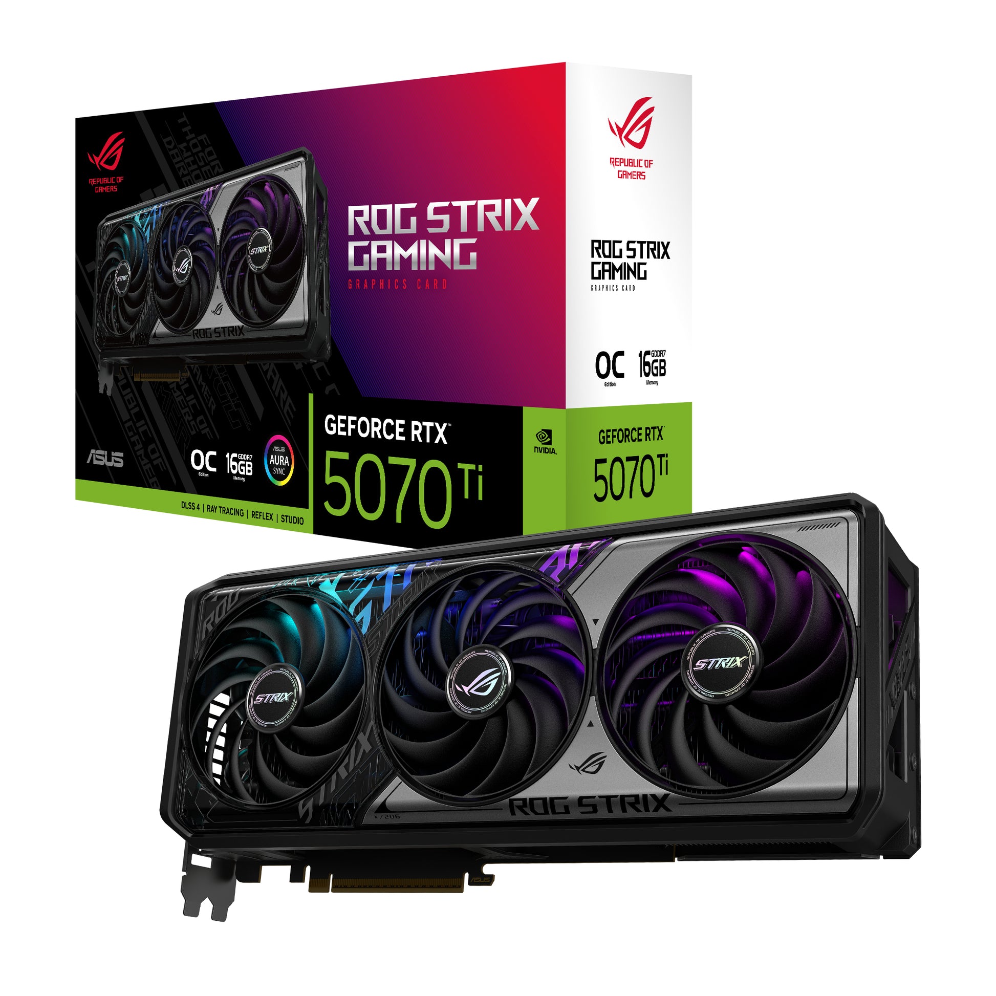 ASUS ROG Strix – NVIDIA GeForce RTX 5070 Ti 16 GB GDDR7