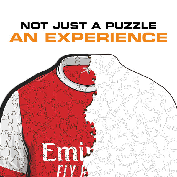 Iconic Puzzles Puzzle Arsenal FC Trikot – 150 Teile – 21 × 27 cm – ab 10 J.