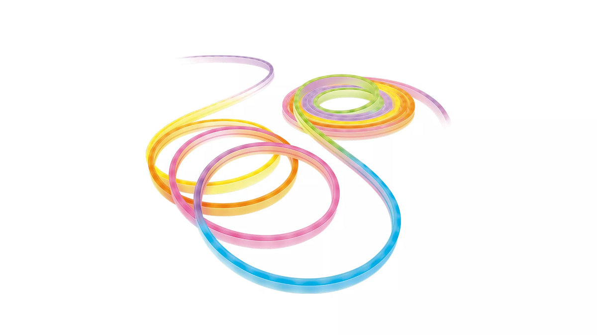 Philips by Signify LED-Strip PHI Neon – 10 m, RGBIC, 45 W, WiFi/BT, für Alexa/Google/IFTTT, weiss, Typ C