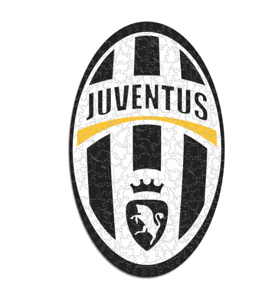 Iconic Puzzles Juventus FC - Retro Logo – Holz-Puzzle, 1 Spieler, ab 10 Jahren, mehrsprachig