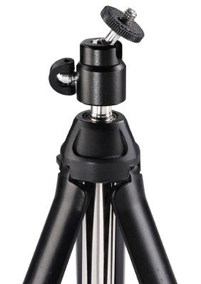Hama Multi 4in1 Mini-Stativ – bis 90 cm, 0,4 kg Traglast – für Smartphone, Actioncam, Digitalkamera – Schwarz