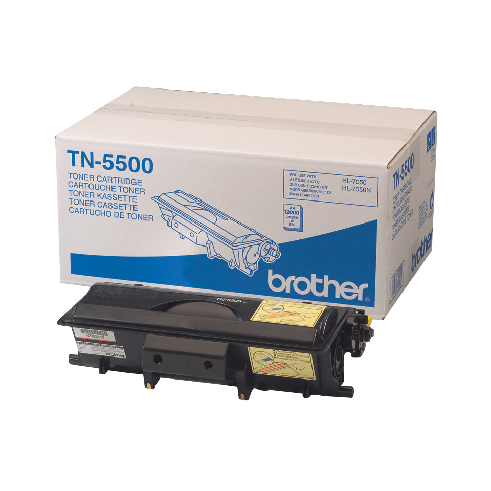 Brother Toner TN-5500 – schwarz, 12'000 Seiten – für Brother HL-7050/HL-7050N