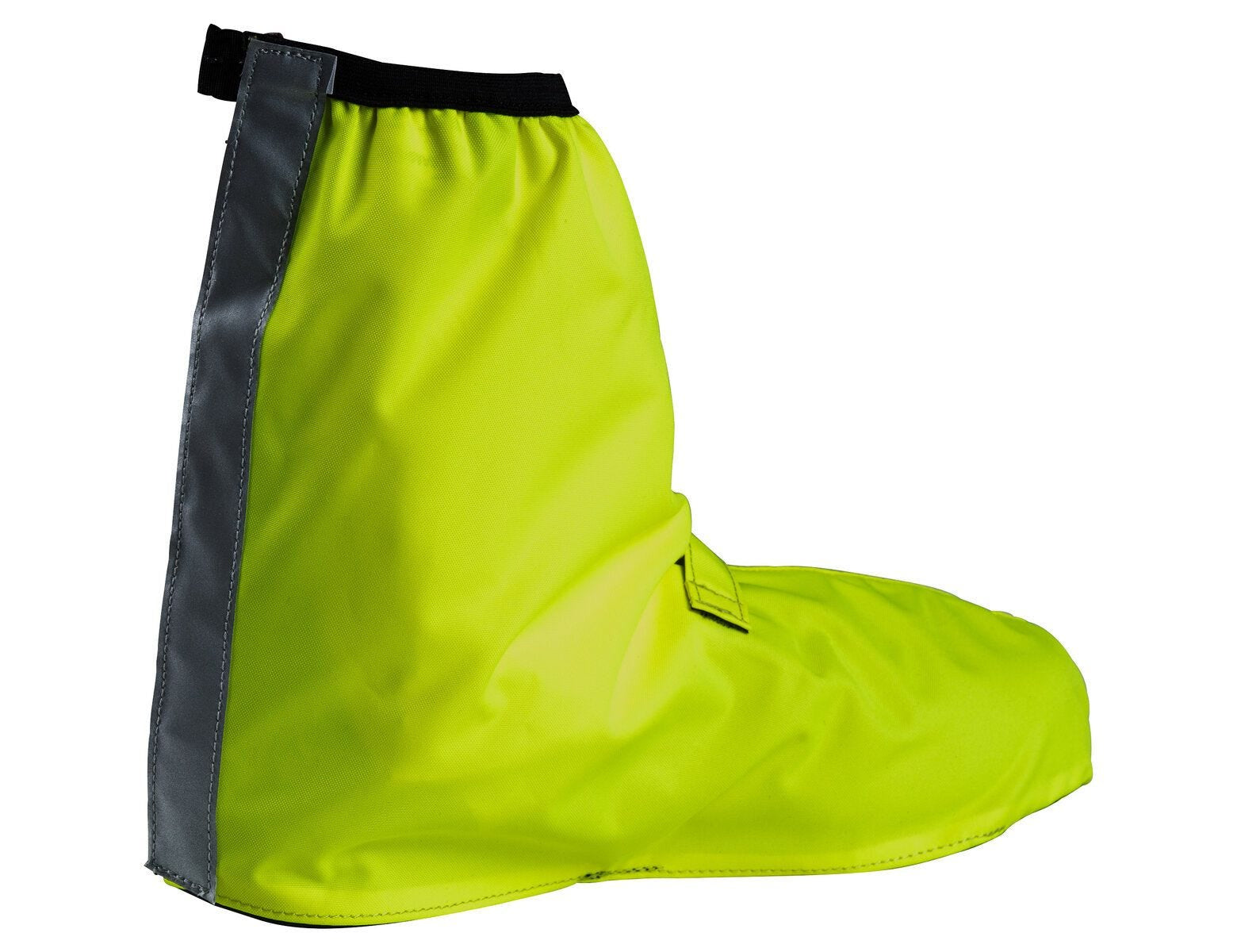 VAUDE Gamasche – 40–43 – Schwarz/Neongrün, reflektierend, wind- und wasserfest