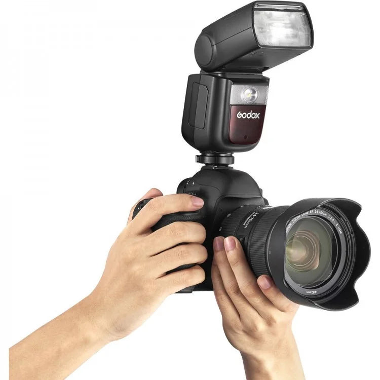 Godox V860III-O Aufsteckblitz – Leitzahl 60, Li-Ion, 1,5 s – für Canon, Fujifilm, Nikon u. a. – Schwarz