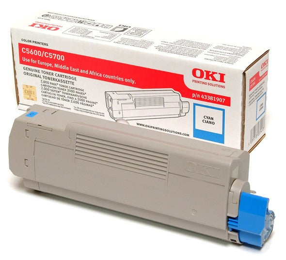 OKI Toner – cyan, 2000 Seiten