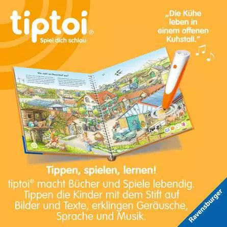 Ravensburger Buch – tiptoi WWW Bauernhof, Hardcover, 16 Seiten, Deutsch, ab 4 Jahren
