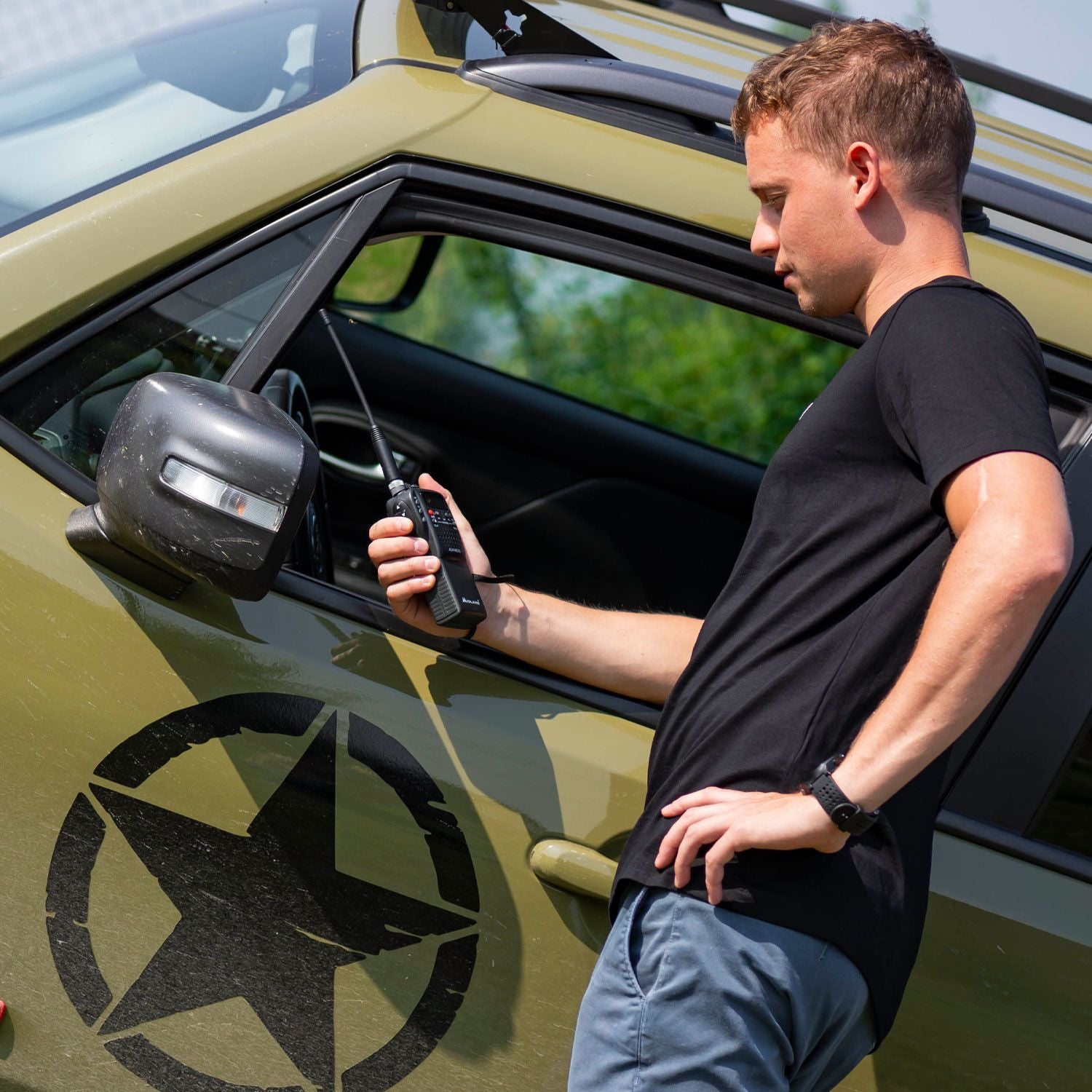 Midland Alan 42 DS – Funkgerät, 40 Kanäle, 26,565–27,99125 MHz, Reichweite bis 10 km, IP54